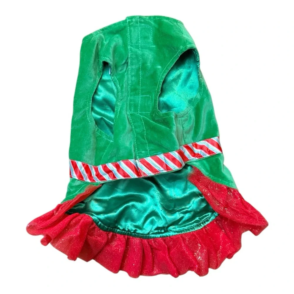 Christmas Velvet‎ Dog Dress